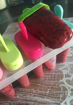 Une photo de Sorbet fruits rouges