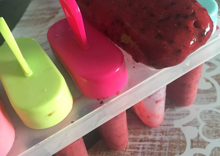 How to Make Quick Sorbet fruits rouges