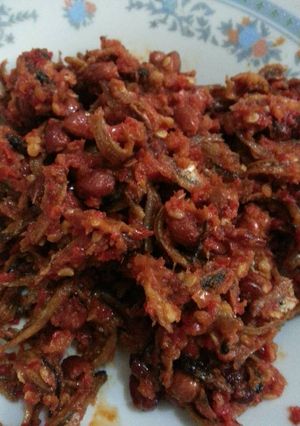Foto resep Teri kacang balado