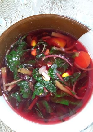 Foto resep Sayur bayam merah