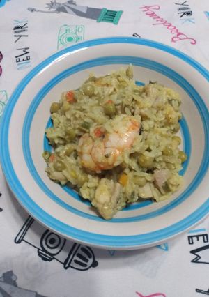 Una foto de Paella sencilla a mi manera