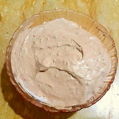 A picture of Homemade Chocolate Frosting😍.