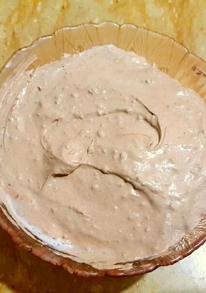 A picture of Homemade Chocolate Frosting😍.