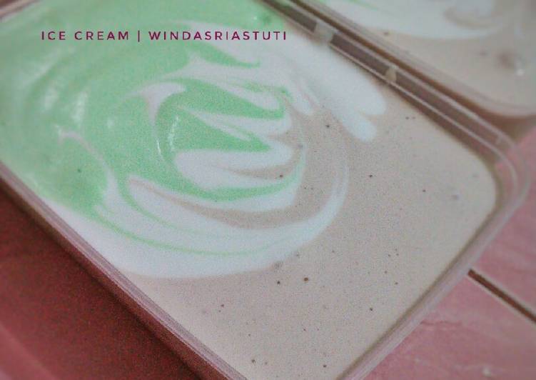 Resep Ice cream lembut Anti Gagal