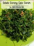 Selada Goreng Cabai Garam