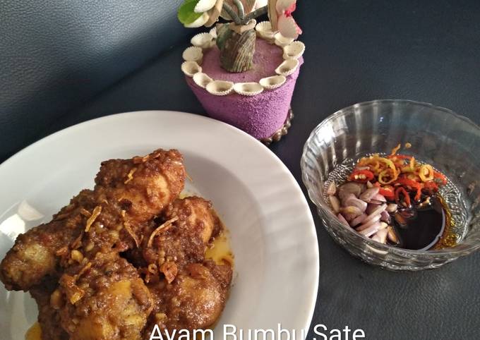 Resep Ayam bumbu sate Anti Gagal