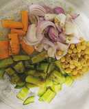 Greek chickpea salad