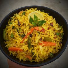 A picture of Instant veg biryani.