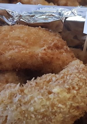 A picture of My Deep fried Coconut & Breadcrumb Chicken.😀.