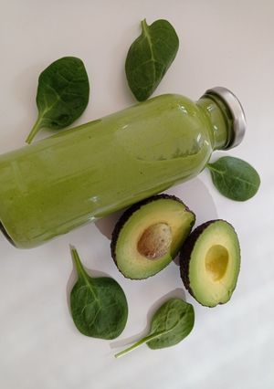 Foto resep Avocado Spinach Smoothie