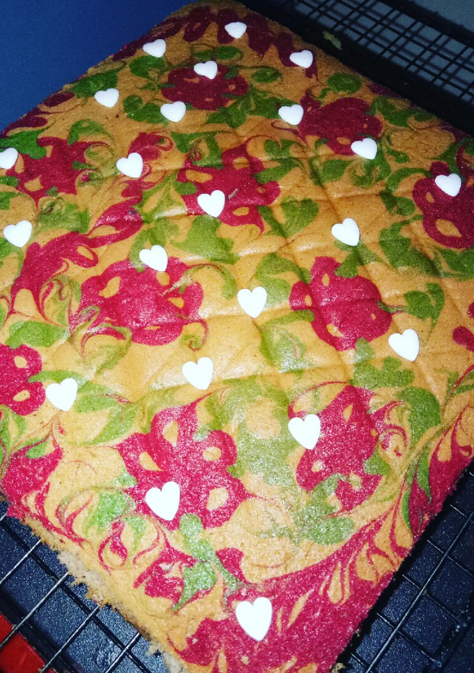 Foto resep Moka Flowers cake a.k.a jelita keik