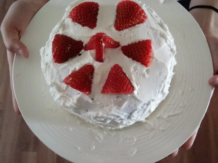 Easy Steps Prepare Recipes My 15 year old made chocolate cake with strawberry n whipcream the Perfect Make You Drink.