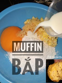 Hình của món Ăn dặm cho bé: Muffin bắp.