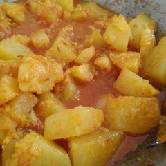 Raw papaya curry A picture of Raw papaya curry.