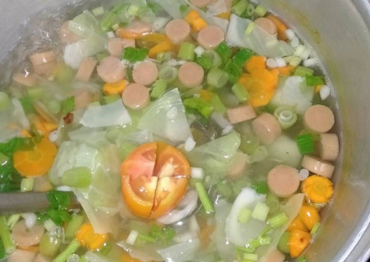 Cara Gampang Menyiapkan Sayur sop simpel yang Enak Banget