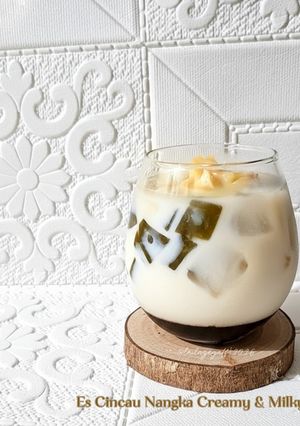 Foto resep Es Cincau Nangka Creamy & Milky