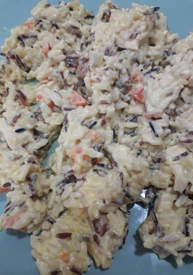 Una foto de Arroz salvaje con cúrcuma