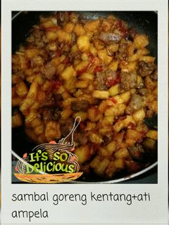 Foto resep Sambal goreng kentang+ati ampela