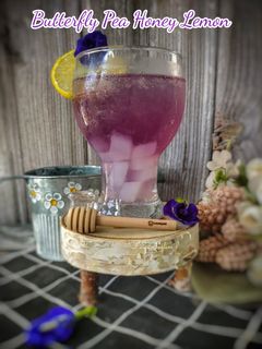 Gambar Butterfly Pea Honey Lemon