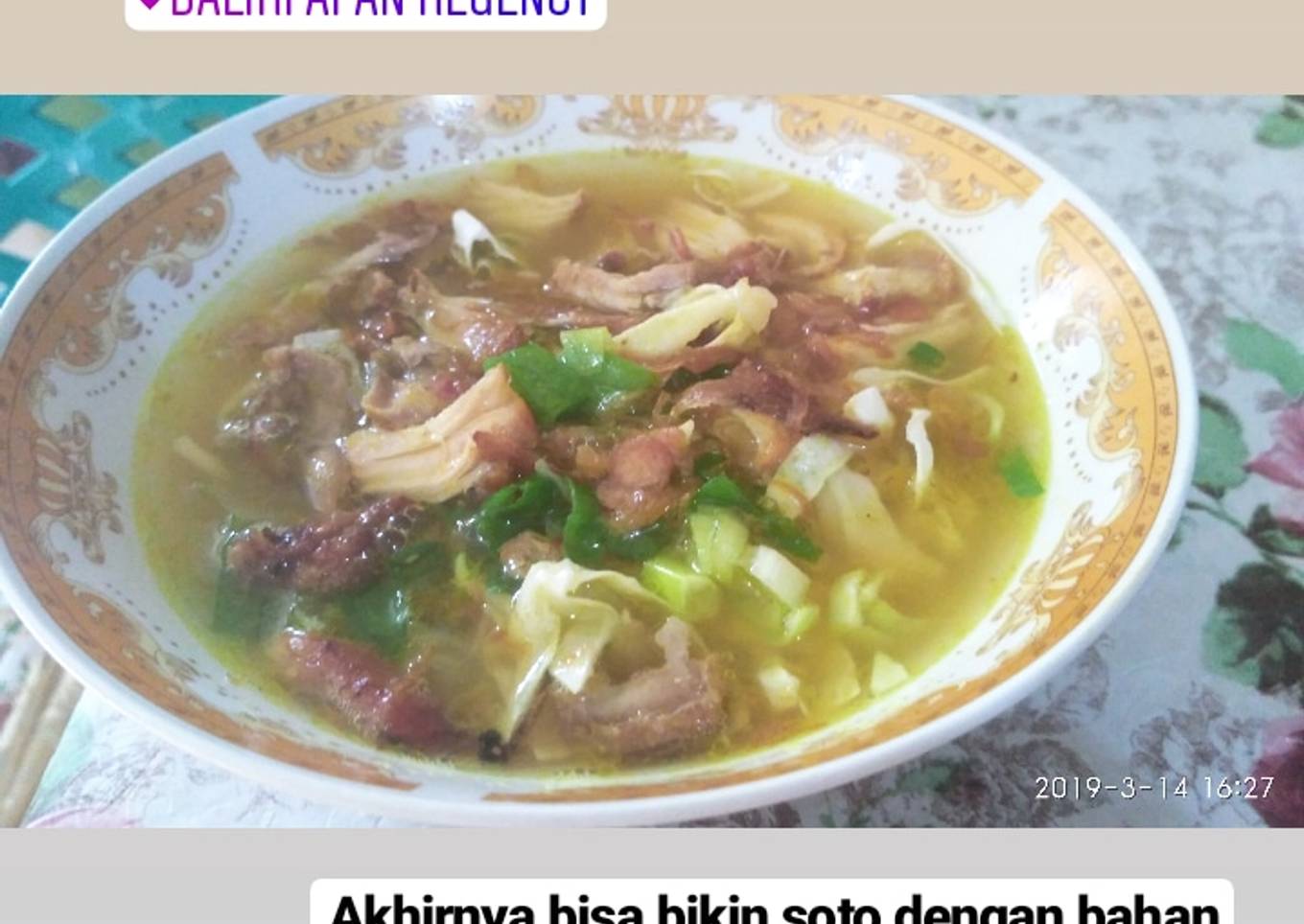 #24. Soto Ayam Simpel Sangat😅