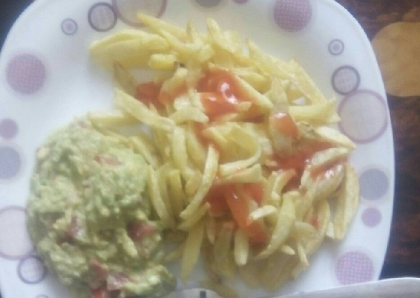 Chips and guacamole
