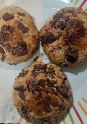 Una foto de Galletas con chispas de chocolate y sorpresa dentro