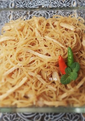 Hình của món BÌ trộn thịt khìa.