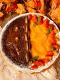 Crostata Frangipane Yin e Yang al Limone e Cioccolato - Gluten Free