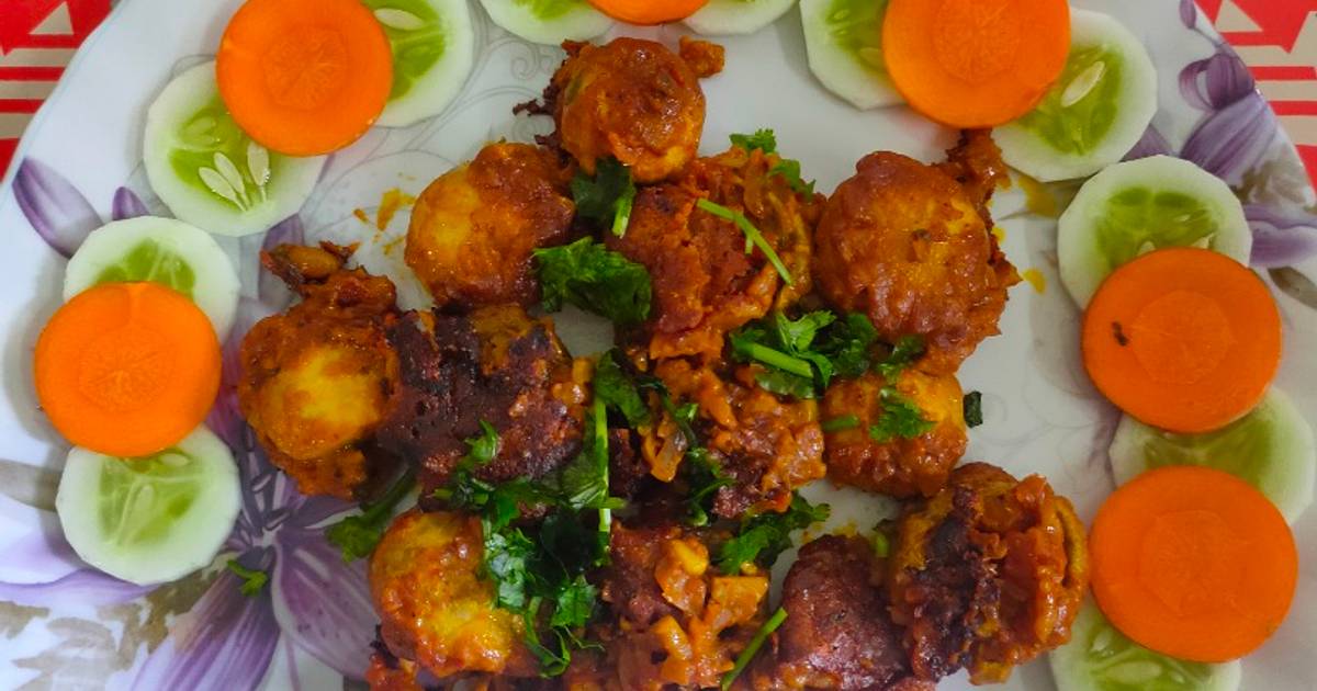 स्टफ्ड मशरुम (Stuffed mushrooms recipe in marathi) रेसिपी Shreya Karekar द्वारे Cookpad