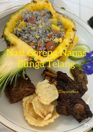 Foto resep Nasi Goreng Nanas Bunga Telang
