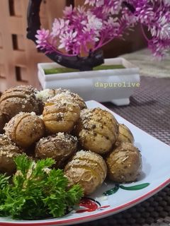 Foto resep Hasselback baby potatoes