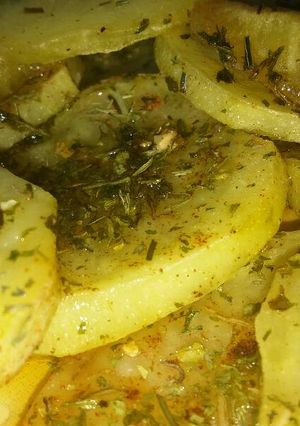 Una foto de Papas al horno eléctrico