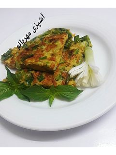 عکسی از دستور املت پیازچه