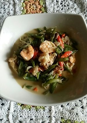Foto resep Tauco medan kacang Panjang & udang