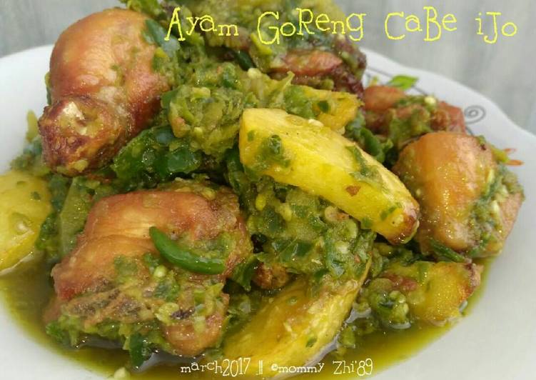 Resep Ayam Goreng Cabe iJo, Lezat