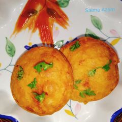 A picture of Bread pakora😋بریڈ پکوڑا😋.