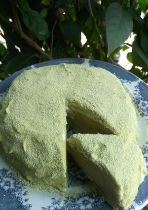 Foto resep Mille Crepes Green Tea