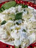 Arroz blanco con calabaza y queso mozzarella