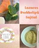 Baba püré - lazacos brokkolipüré sajttal