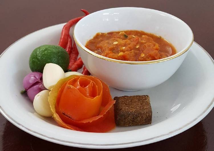 Resep: Sambel Tomat Mentah yang Lezat