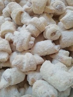 O poză a rețetei Mini cornulețe cu rahat.