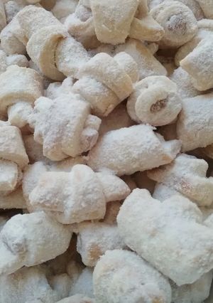 O poză a rețetei Mini cornulețe cu rahat.