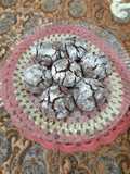 كرينكل كوكيز 😍😋 (كوكيز التجاعيد او التشققات)