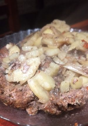 A picture of Spicy Beef and Liver Steaks.
