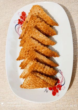 عکسی از دستور سمبوسه داخل فر