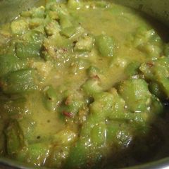A picture of Gilki Mirchi subji.