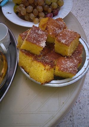 صورة لوصفة بسبوسه معسلة