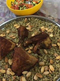 صورة لوصفة فريكة مع دجاج
