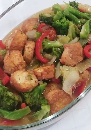 Foto resep Brokoli kuah Tofu
