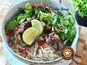 Gambar mi sup daging